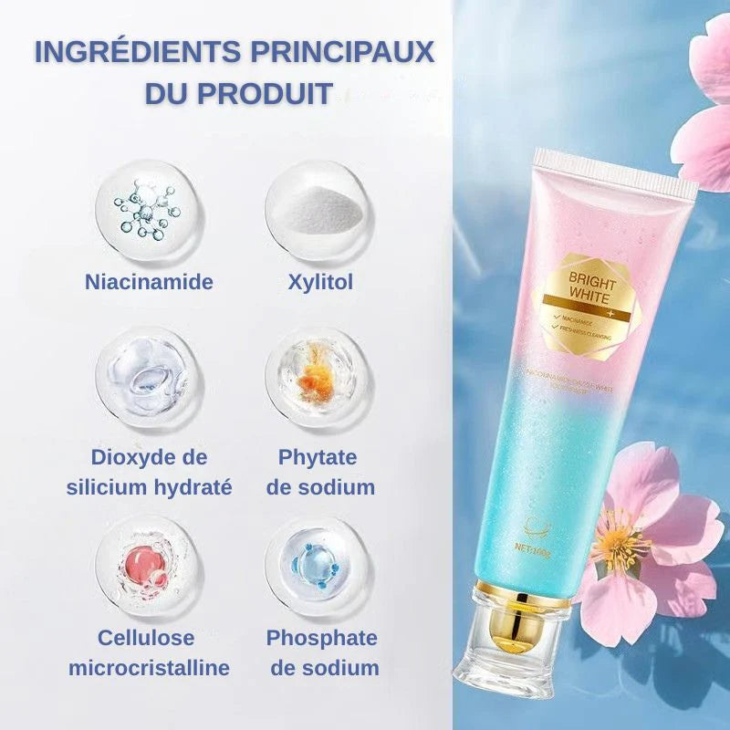 Dentifrice blanchissant enrichi en nicotinamide Best