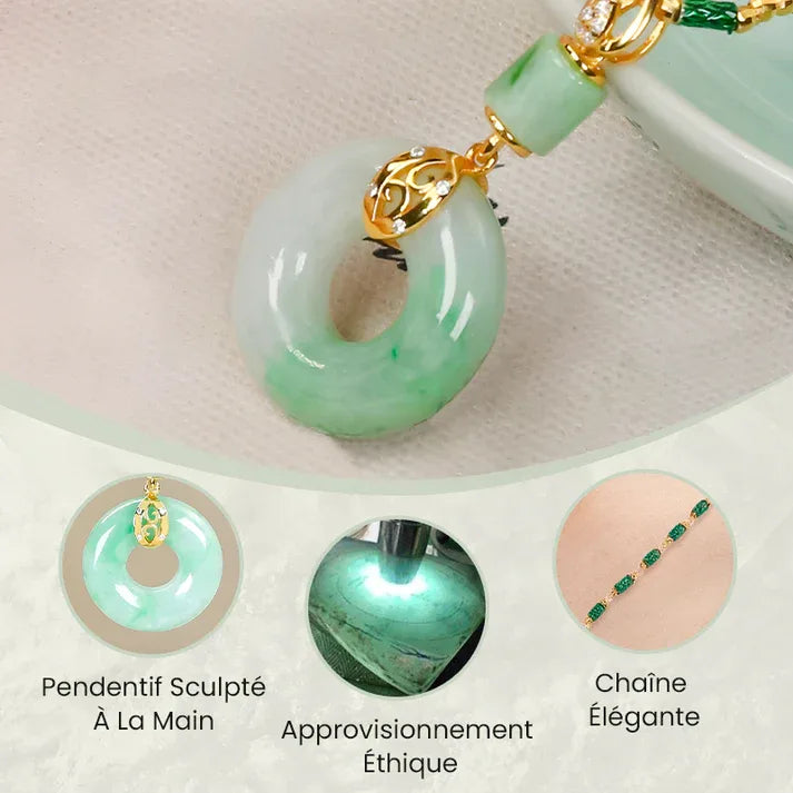 Collier Jade Vert