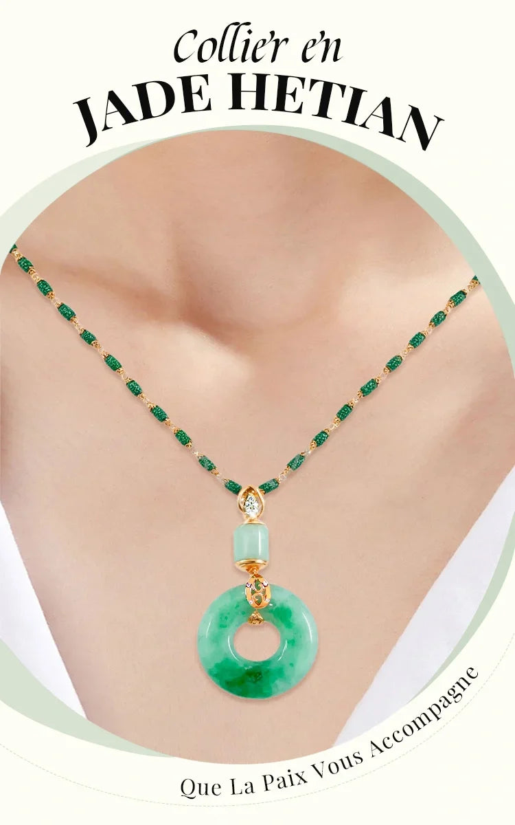 Collier Jade Vert