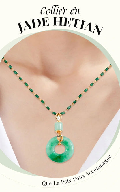 Collier Jade Vert